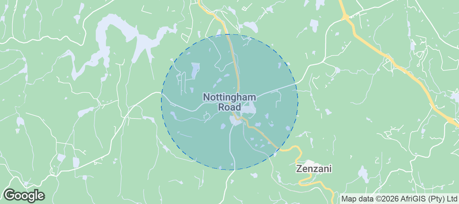 Nottingham Road Airbnb map